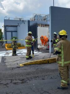 PC atiende fuga de ácido clorhídrico