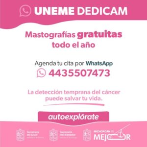 Michoacán, único estado en dar atención integral a mujeres con cáncer de mama-Morelia Informativo2