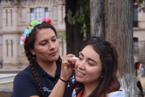 Agente de la SSP presentes en la Marcha del orgullo LGBTIQ-Morelia Informativo4