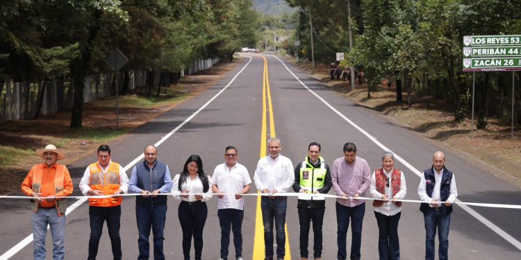 Inaugura rehabilitación de carretera Uruapan-Peribán: Alfredo Ramírez Bedolla-Morelia Informativo