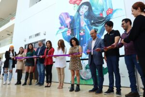 Exposición en el Colegio de Morelia la Obra pictórica "Theia"-Morelia Informativo1