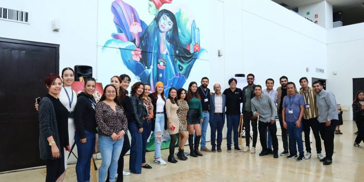 Exposición en el Colegio de Morelia la Obra pictórica "Theia"-Morelia Informativo