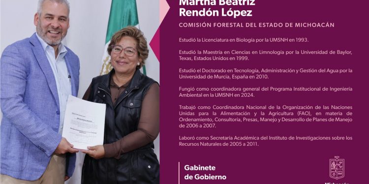 Martha Beatriz Rendón López titular de la COFOM-Morelia Informativo