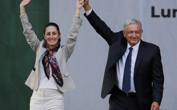 Amlo y Claudia Sheinbaum