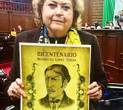 Inscribirán en letras de oro el nombre de Benedicto López en el Congreso del Estado