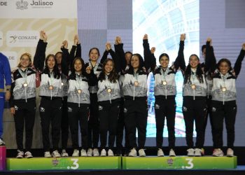 Equipo femenil de polo acuático de Michoacán gana bronce en Nacionales Conade