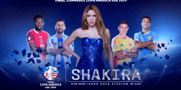 Shakira en la Conmebol Copa América