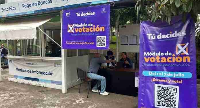 Abiertos, centros de votación de proyectos ciudadanos registrados en el Presupuesto Participativo