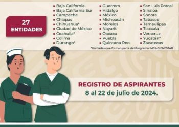 IMSS Bienestar abre convocatoria para contratar a personal de enfermería