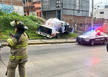 Atienden Policía Morelia y Bomberos Municipales accidente-Morelia Informativo