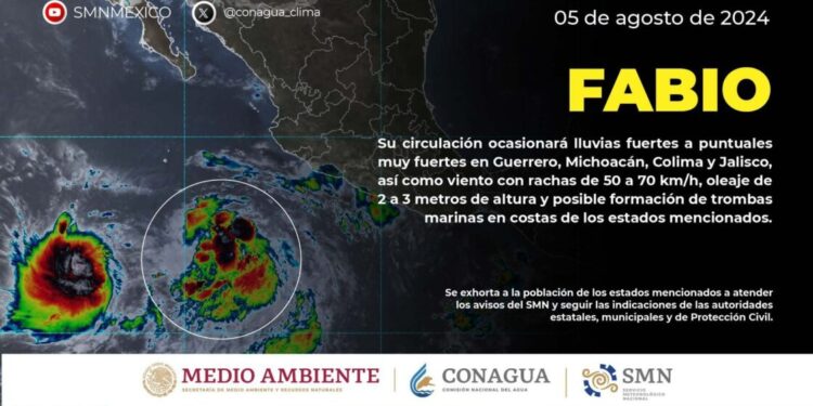 “Fabio” provocará lluvias intensas en Michoacán: PC estatal-Morelia Informativo
