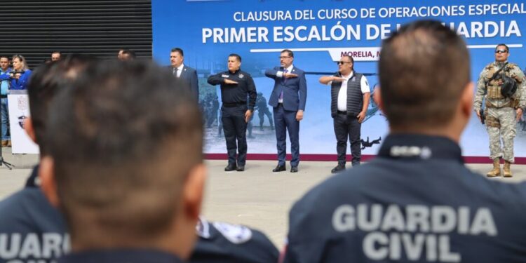 Agentes de la Guardia Civil fortalecen capacidades en curso de operaciones especiales-Morelia Informativo