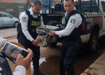 Policía Morelia recupera motor robado en la colonia Vicente Guerrero