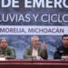 Bedolla coordina acciones contingentes para evitar riesgos por lluvias-Morelia Informativo