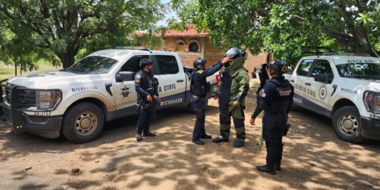 SSP localiza campamento y desactiva 10 artefactos explosivos en Apatzingán-Morelia Informativo