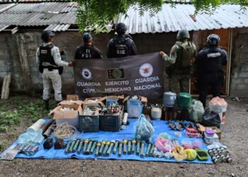 Se aseguró un aproximado de más de 150 componentes y artefactos explosivos en Buenavista-Morelia Informativo