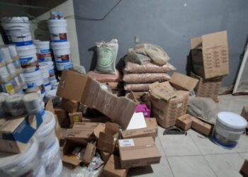 En cateo interinstitucional ejecutado en Santa Ana Amatlán, se aseguraron productos de aseo personal, pintura, alimentos y un arma AK-47-Morelia Informativo