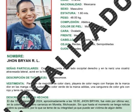 localizado Jhon Bryan R. L.