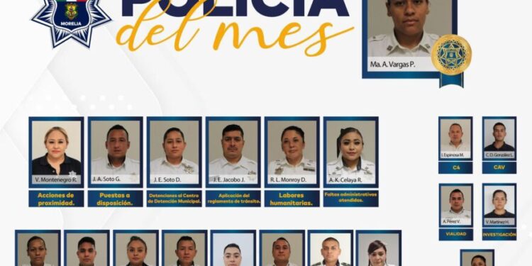 Policía del mes Morelia