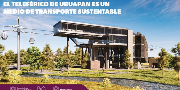 Teleférico de Uruapan, una alternativa de movilidad amigable con el ambiente