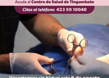 Vasectomías gratuitas Tingambato