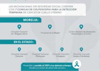 clínicas detección cáncer de cuello cervico uterino