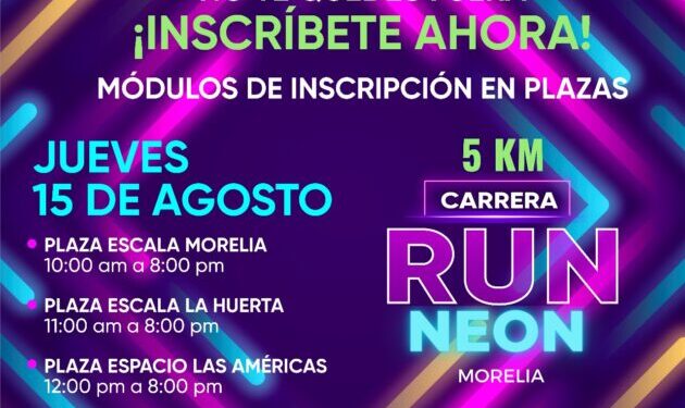 carrera RUN Neón 2024