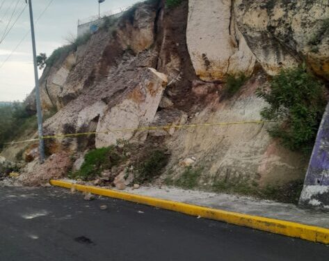 talud en Guadalupe Victoria