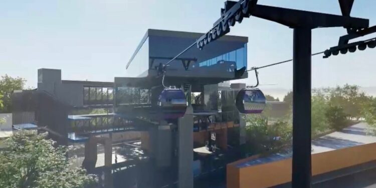 eleférico seguro para las mujeres