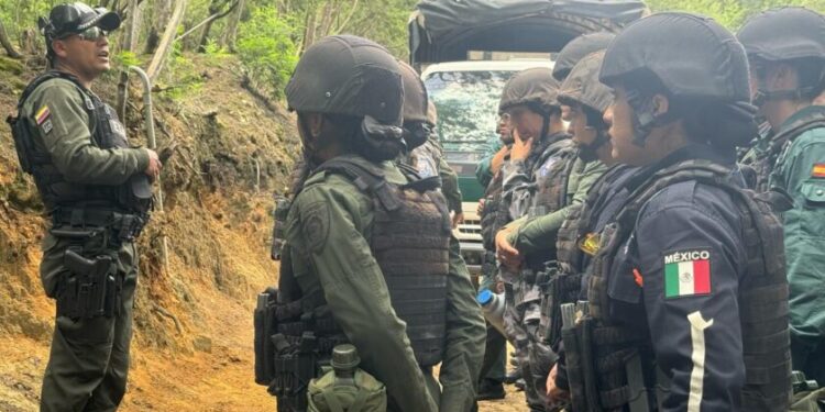 Guardias Civiles capacitación extorsión y secuestro