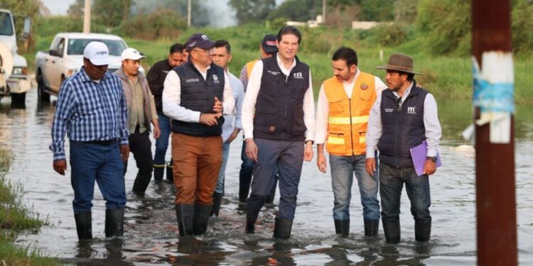 Supervisa Alfonso Martínez, labores de apoyo en los Itzícuaros-Morelia Informativo