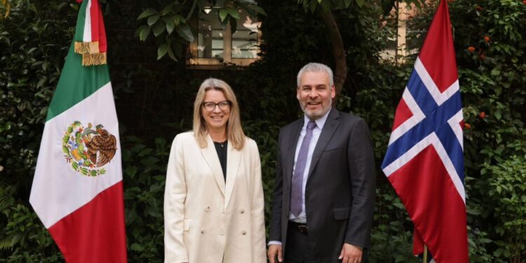 Agradece Bedolla a embajadora de Noruega en México, tecnología para combatir deforestación-Morelia Informativo