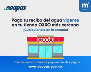 OOAPAS pago en oxxo