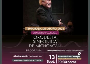 Orquesta Sinfónica de Michoacán con grandes sorpresas para este otoño
