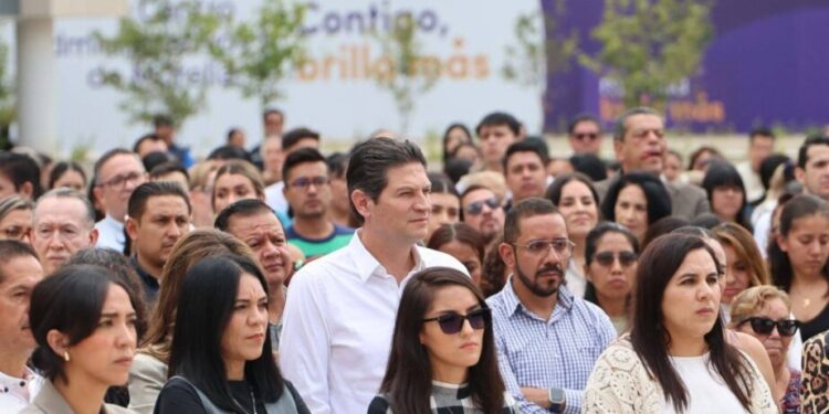 Encabeza Alfonso Martínez simulacro de sismo en oficinas del Gobierno Municipal