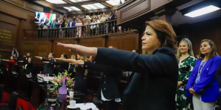 Fabiola Alanís, presidenta de la Junta de Coordinación Política de la 76 Legislatura de Michoacán-Morelia Informativo