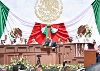 Los problemas de Michoacán deben hablarse, dijo Memo Valencia ante el gobernador Ramírez Bedolla-Morelia Informativo