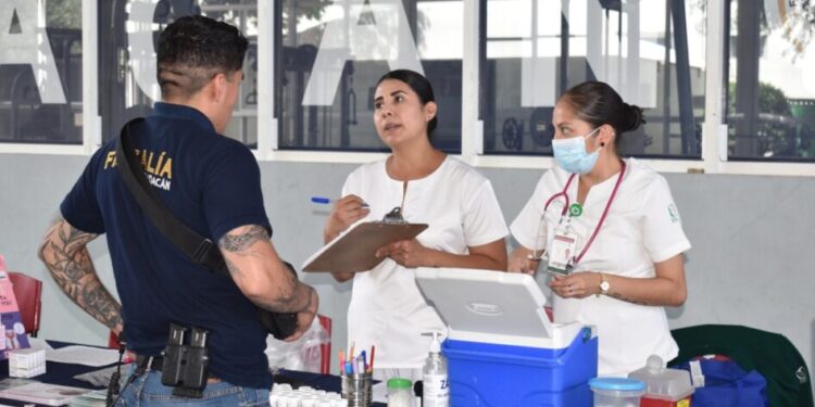Promueve FGE bienestar y autocuidado de su personal tras llevar a cabo una jornada de salud-Morelia Informativo