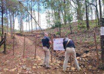 aseguran predio delitos medio ambiente ollas captación pluvial
