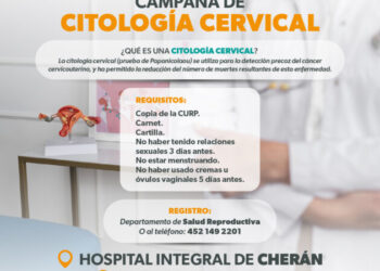 SSM realizará estudios gratuitos de Papanicolaou en el Hospital de Cherán