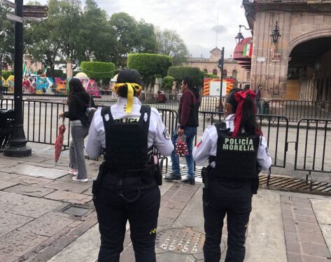 Instala Policía Morelia, dispositivo de seguridad