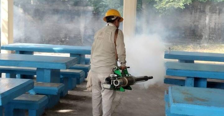 fumigación dengue Lázaro Cárdenas