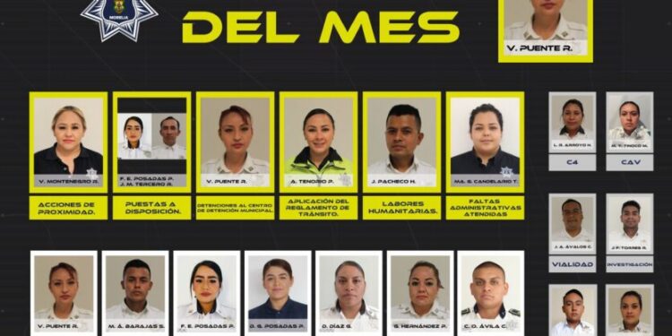 Policía Morelia impulsa la excelencia a través de la iniciativa “Policía del Mes”