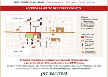 puntos de acceso para el Centro Histórico en fiestas patrias