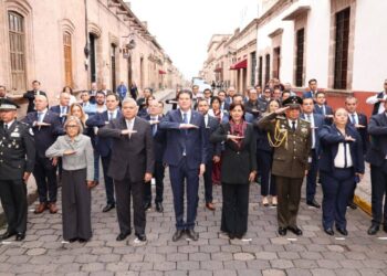 Alfonso Martínez encabeza recorrido en Bando Solemne por 259 Aniversario del Natalicio de Morelos