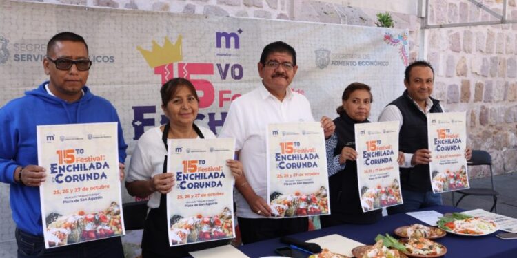 Sabor, tradición y cultura, este fin de semana en el 15° Festival de la Enchilada y la Corunda