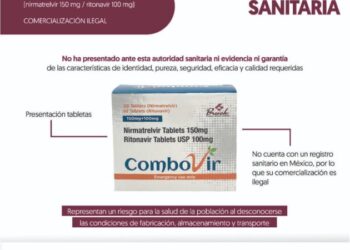 Alerta SSM sobre venta irregular de medicamento Combovir
