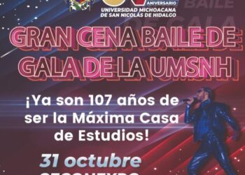 La UMSNH te invita a la Cena de Gala por su 107 aniversario; boletos a la venta
