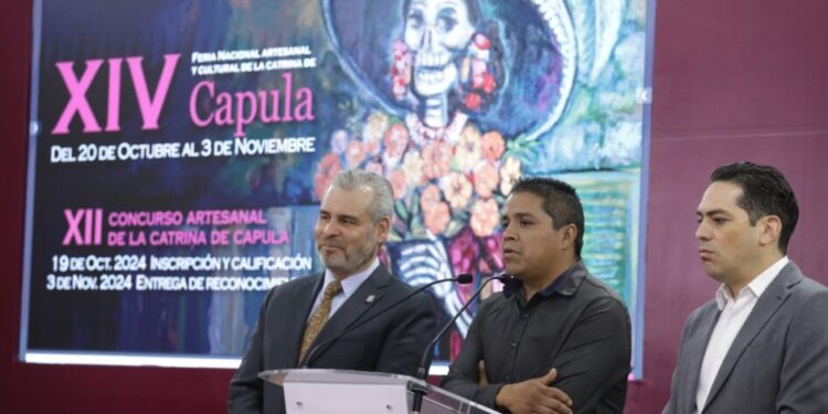 Feria de la Catrina de Capula, antesala de Semana de Muertos: Bedolla