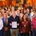 Presenta Barragán y líderes sindicales reforma constitucional en materia de salarios mínimos en Michoacán